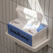 CozyBunny Velvet Soft Antibacterial Facial Tissues (Homely) 4 Packs x 120 Sheets (4 Ply) Cozy Bunny
