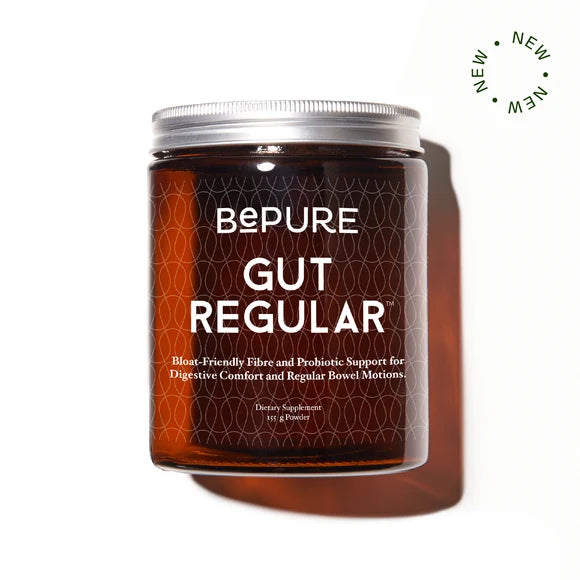 BePure Gut Regular Daily Digestive Fiber Supplement Powder 155g BePure