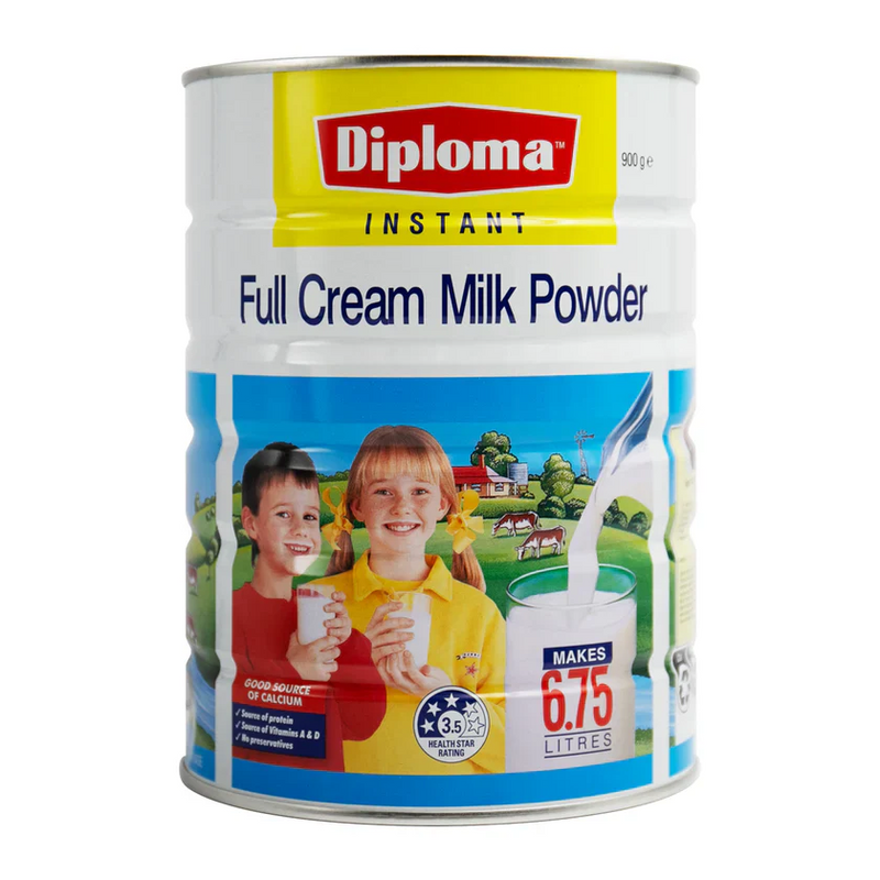 Fonterra Diploma Full Cream Milk Powder 900g Vitality Hubs