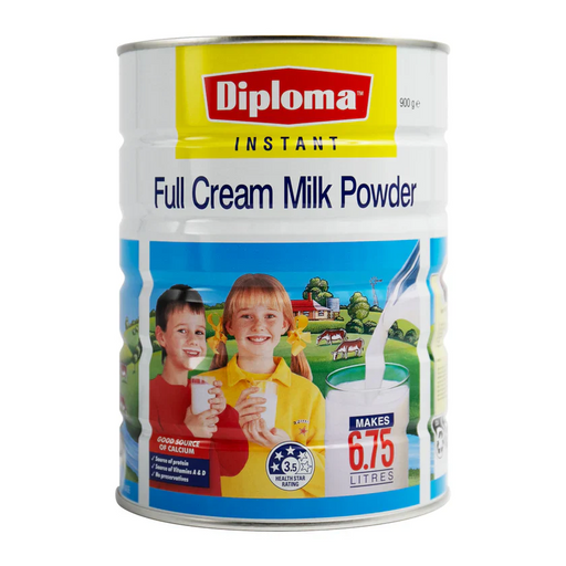 Fonterra Diploma Full Cream Milk Powder 900g Vitality Hubs
