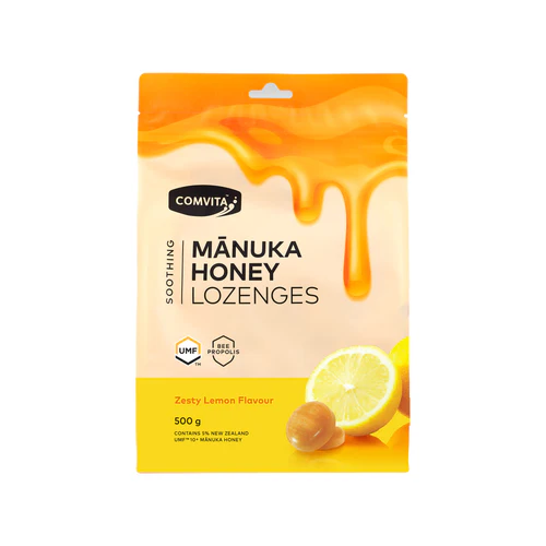 Comvita Manuka Honey Lozenges Lemon 500g COMVITA