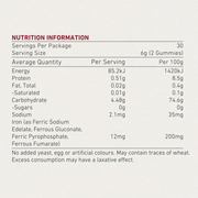 Unichi Teddi Lab Rose Iron & Vitamin C Gummies 60s UNICHI