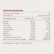 Unichi Teddi Lab Cranberry Extract Gummies 60s UNICHI
