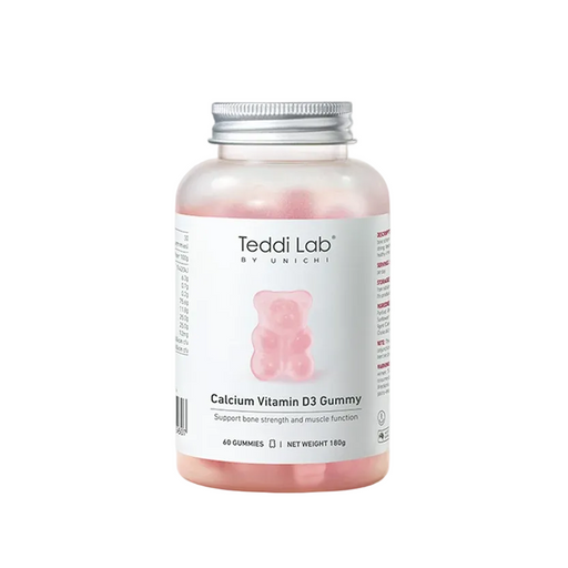 Unichi Teddi Lab Calcium & Vitamin D3 Bone Support Gummies 60s UNICHI