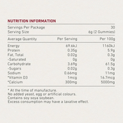 Unichi Teddi Lab Calcium & Vitamin D3 Bone Support Gummies 60s UNICHI