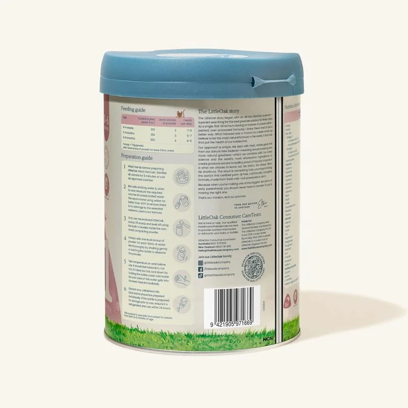 LittleOak Goat Infant Formula 800g Can LittleOak