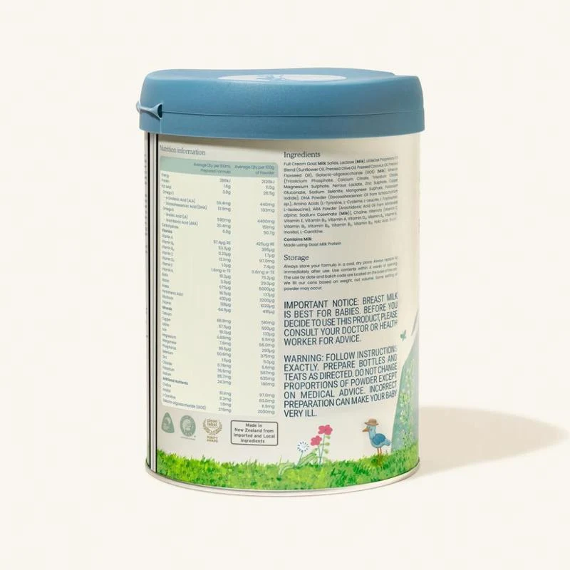 LittleOak Natural Goat Milk Follow-On Formula Stage 2 800g LittleOak