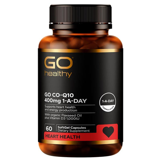 GO Healthy Co-Q10 400mg 1-A-Day 60 Capsules Go Healthy