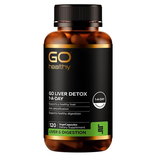 GO Healthy Liver Detox 1-A-Day 120 Vege Capsules Go Healthy