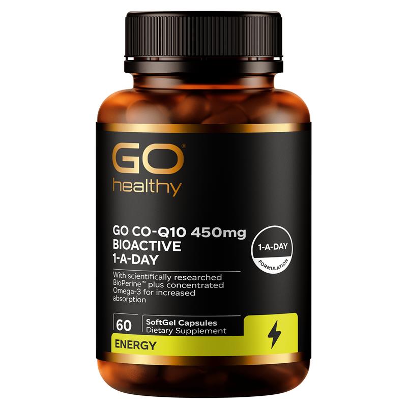 GO Healthy CoQ10 450mg Bioactive 1-A-Day 60 Capsules Go Healthy