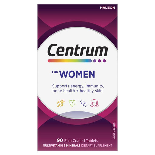 Centrum For Women Daily Multivitamin & Minerals 90 Tablets Centrum