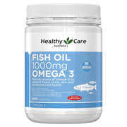 Healthy Care Fish Oil 1,000mg 400 Capsules Healthy Care