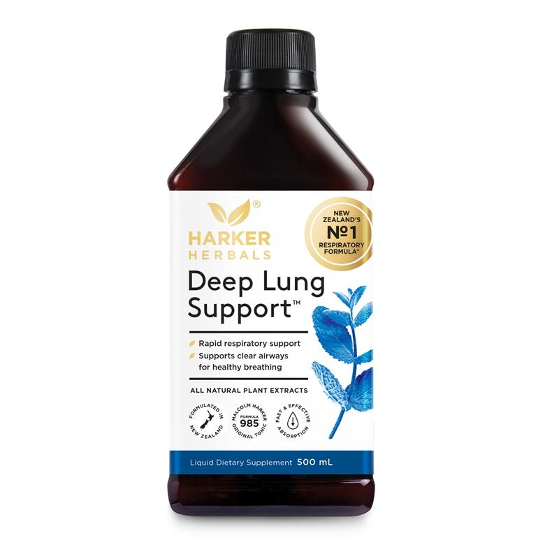 Harker Herbals Deep Lung Support Respiratory Elixir 500ml Harker Herbals