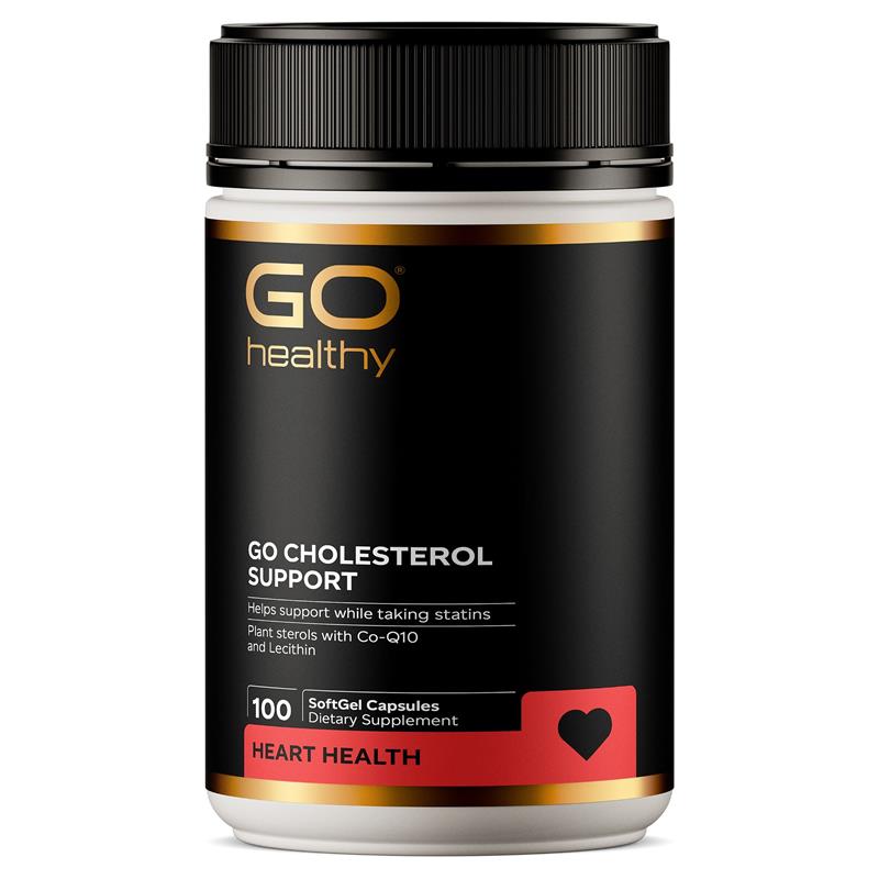 GO Healthy Cholesterol Support 100 Capsules Go Healthy