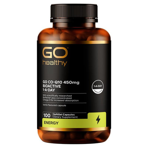 GO Healthy CoQ10 450mg Bioactive 1-A-Day 100 Capsules Go Healthy