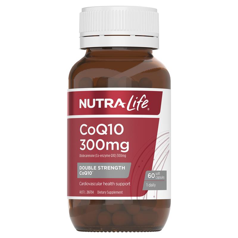 NutraLife CoQ10 300mg 60 Capsules NutraLife