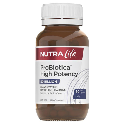 NutraLife ProBiotica High Potency 50 Billion 60 Capsules NutraLife