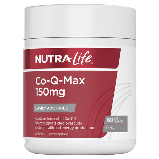 NutraLife Co-Q-Max 150mg 60 Capsules NutraLife