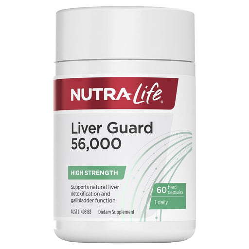 NutraLife Liver Guard 56,000 60 Capsules Go Healthy