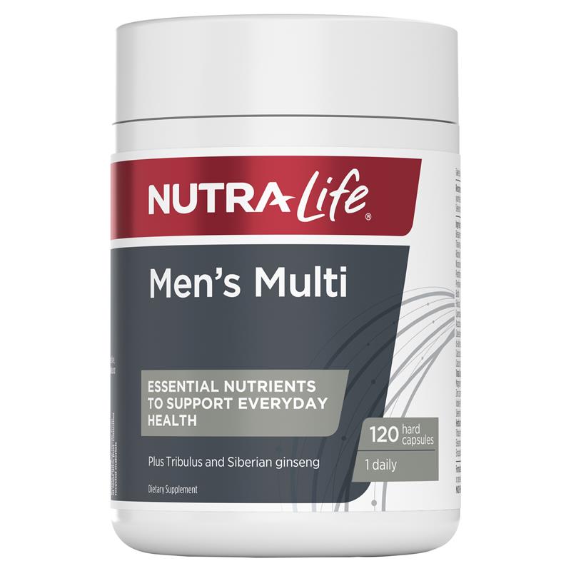 NutraLife Men's Multi One-A-Day 120 Capsules NutraLife