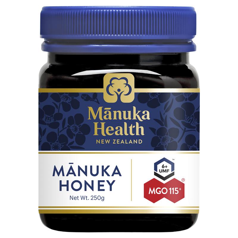 Manuka Health MGO115+ UMF6 Manuka Honey 250g vitalityhub