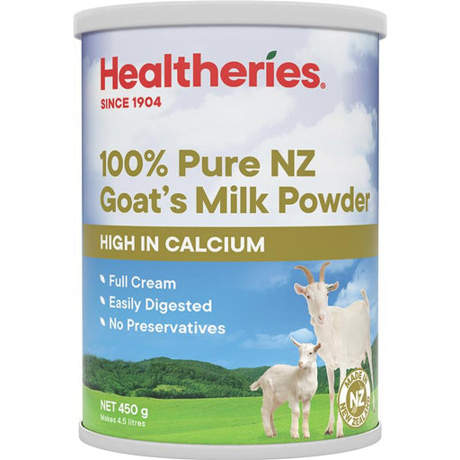 Healtheries Goats Milk Powder Can 450g Healtheries