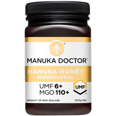 Manuka Doctor UMF6+ MGO110+ Monofloral Manuka Honey 500g Manuka Doctor