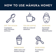 Manuka Health MGO 573+ UMF™ 16+ Manuka Honey 250g | Premium New Zealand Monofloral Honey vitalityhub