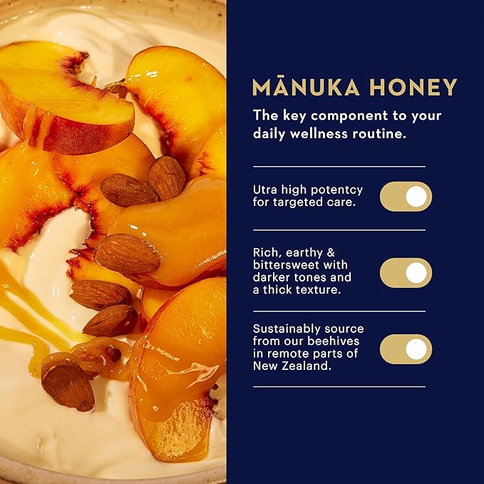 Manuka Health MGO 573+ UMF™ 16+ Manuka Honey 250g | Premium New Zealand Monofloral Honey vitalityhub