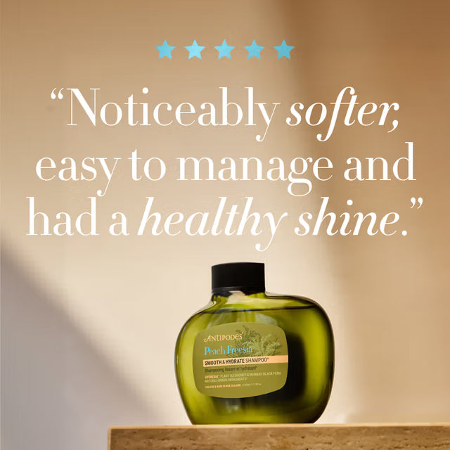 Antipodes Peach Freesia Smooth and Hydrate Shampoo 340ml Antipodes