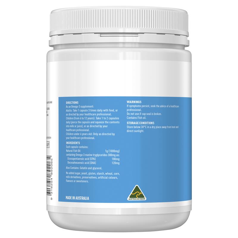 Healthy Care Fish Oil 1,000mg 400 Capsules Healthy Care