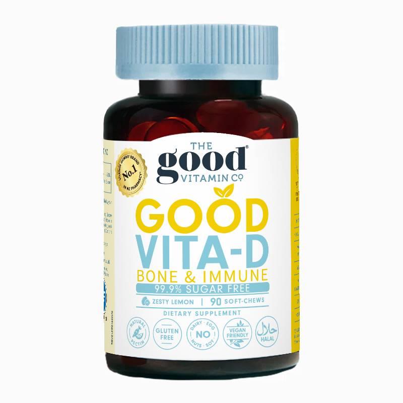 The Good Vitamin Co Adult Good Vita-D Bone & Immune 90 Soft-Chews The Good Vitamin Co