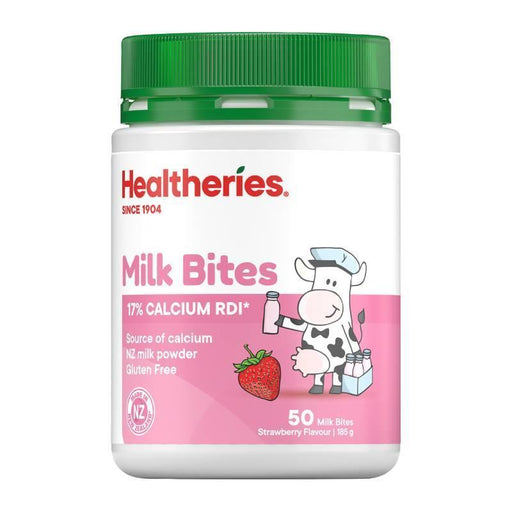 Healtheries Milk Bites Strawberry 50 Bites Healtheries