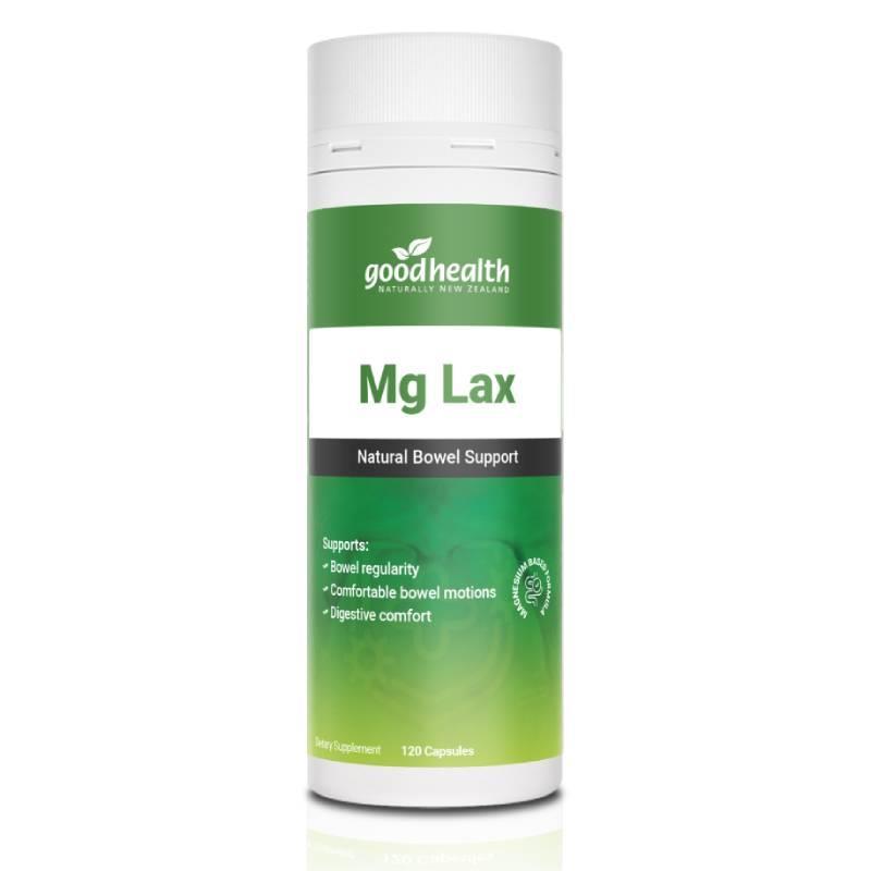 Good Health Mg Lax 120 Capsules GOODHEALTH