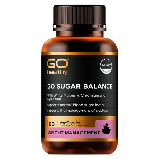 GO Healthy Sugar Balance 60 VegeCapsules Go Healthy