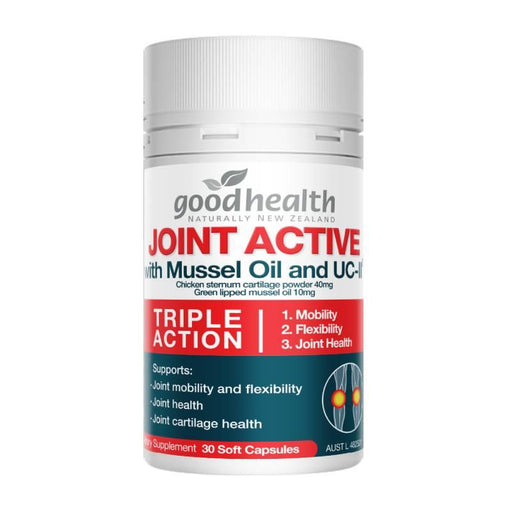 Good Health Joint Active With Mussel Oil & UC-II 30 Capsules GOODHEALTH