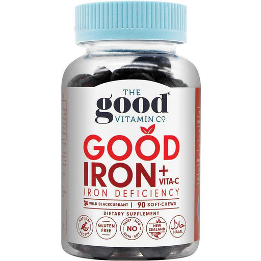 The Good Vitamin Co Adult Good Iron+ 90 Soft-Chews The Good Vitamin Co