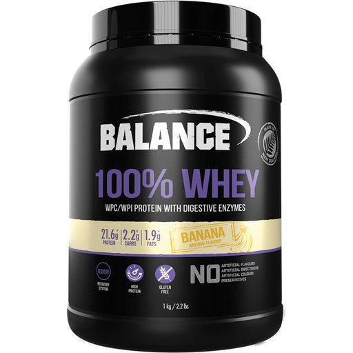 Balance 100% Whey Banana 1kg Balance