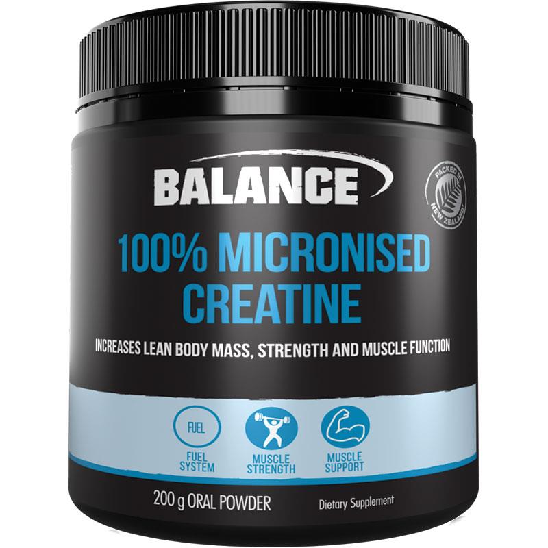 Balance 100% Pure Micronised Creatine 200g Balance