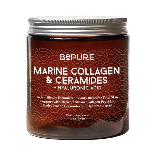 BePure Marine Collagen Peptides and Ceramides Hydration Powder 182g BePure