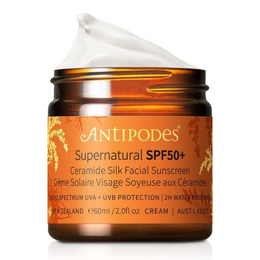 Antipodes Supernatural SPF 50+ Mineral Facial Sunscreen 60ml Antipodes