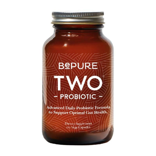 BePure Two Advanced Daily Probiotic 30 Billion CFU 120 Capsules BePure