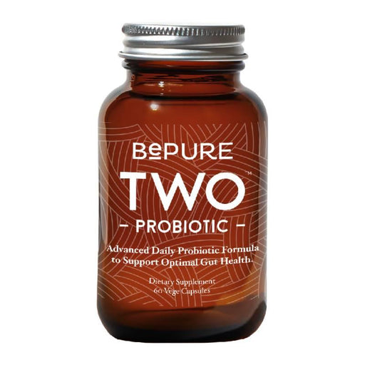 BePure Two Advanced Daily Probiotic 30 Billion CFU 60 Capsules BePure