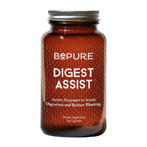 BePure Digest Assist Digestive Enzyme Supplement 180 Capsules BePure