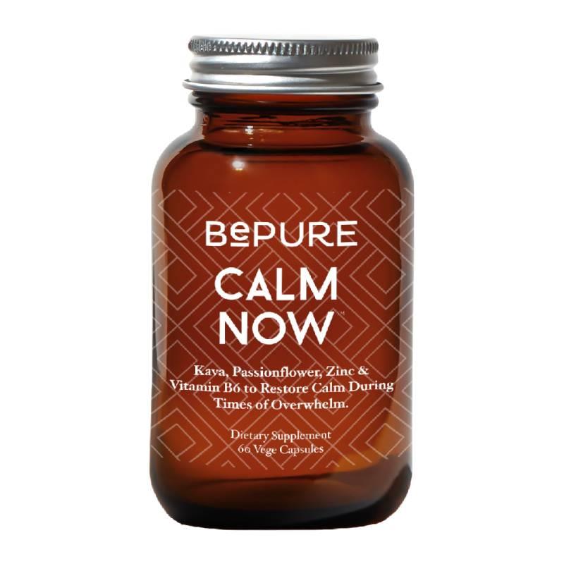 BePure Calm Now Stress and Nervous System Support Supplement 60 Capsules BePure