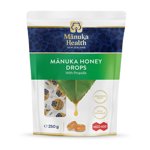 Manuka Health Manuka Honey Lozenge Drops Propolis Pouch 58 Drops 250g vitalityhub