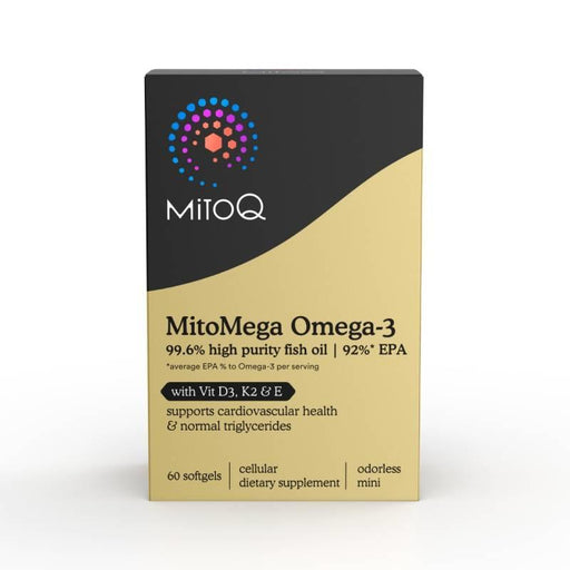 MitoQ MitoMega Omega-3 60 Softgel Capsules Vitality Hub