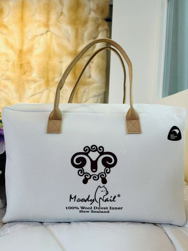 Moodynail - 100% New Zealand Made Wool Duvet Inner 350 GSM (Free Shipping) Moodynail