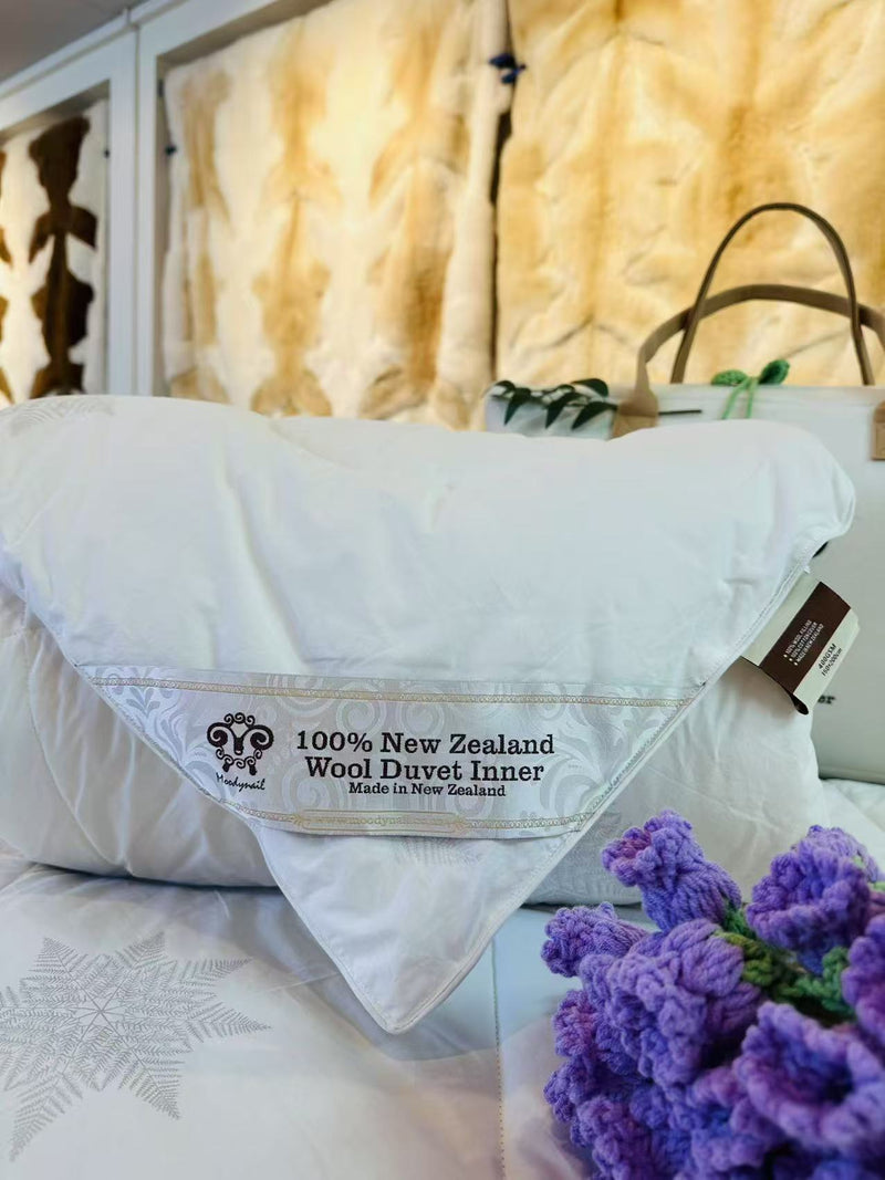 Moodynail - 100% New Zealand Made Wool Duvet Inner 350 GSM (Free Shipping) Moodynail