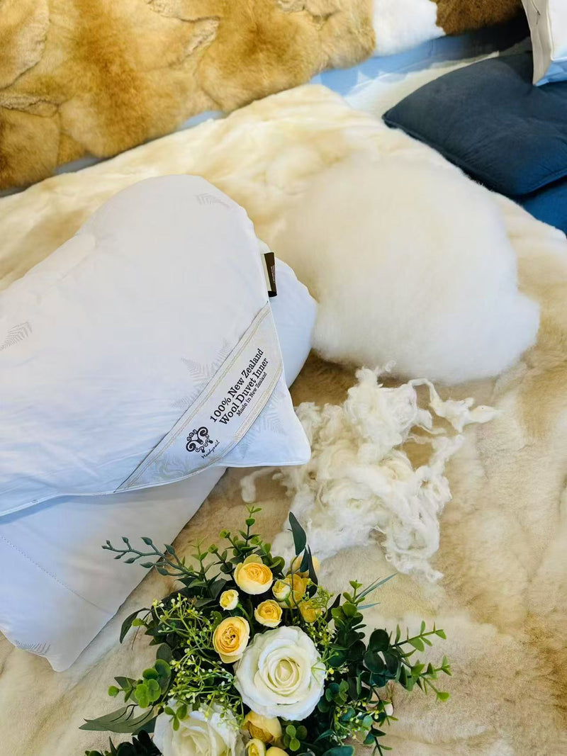 Moodynail - 100% New Zealand Made Wool Duvet Inner 350 GSM (Free Shipping) Moodynail